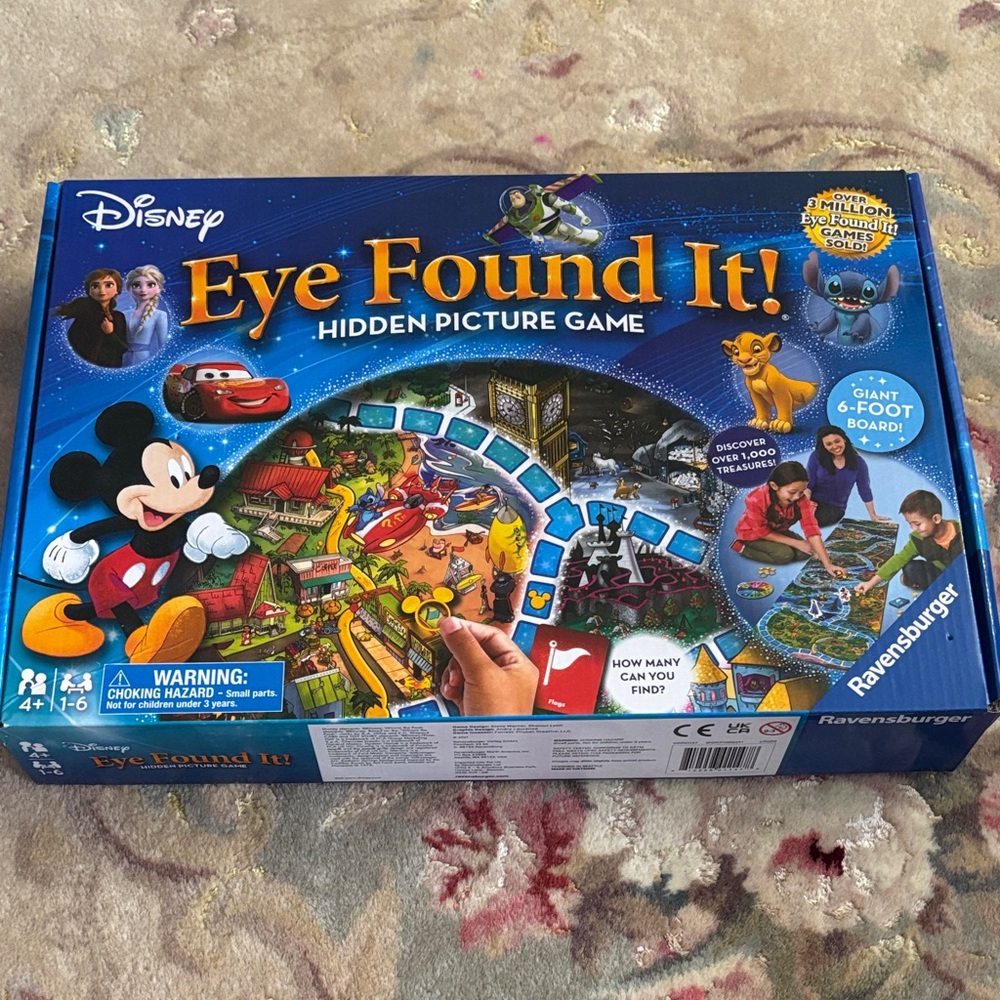 Disney Eye Found It! Hidden Picture Game - Blue and Red